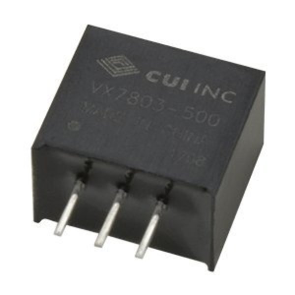 Cui Inc Dc-Non-Isolated 0.5A4.75 36Vinput 3.3Voutput Sip VX7803-500